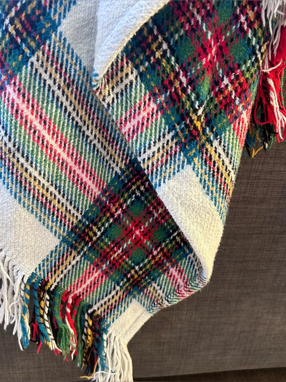 TEXTEIS PENEDO Portuguese Heritage Plaid Throw Blanket #0715262